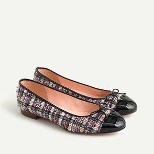 J Crew Kiki ballet flats in tweed sz 9